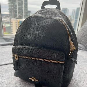 Coach Pebble Leather mini Backpack